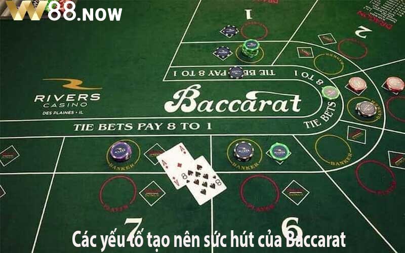 Các yếu tố tạo nên sức hút của Baccarat