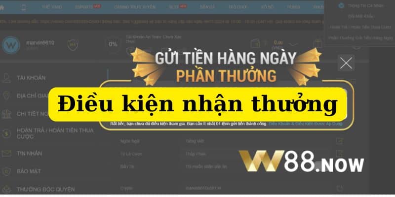 Điều kiện nhận thưởng vòng quay may mắn