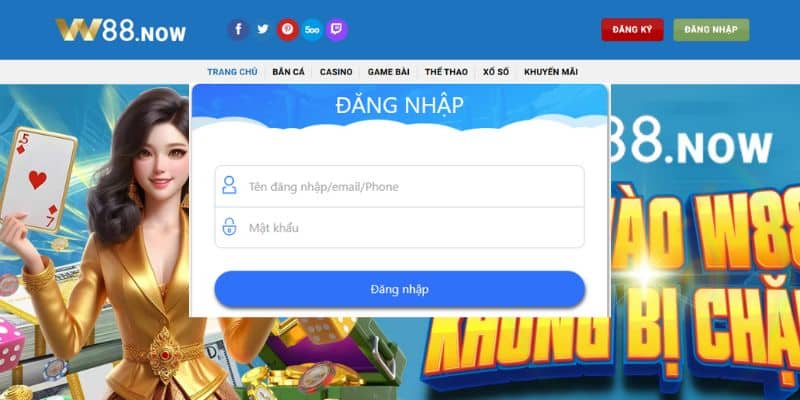 Làm thế nào đăng nhập W88 app thành công?